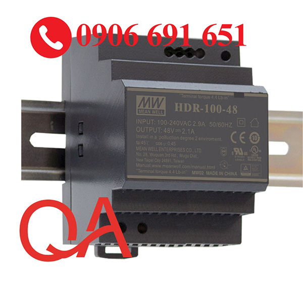 Nguồn Meanwell HDR-100-48 - LED QALED - Công Ty Trách Nhiệm Hữu Hạn Điện Tử QALED